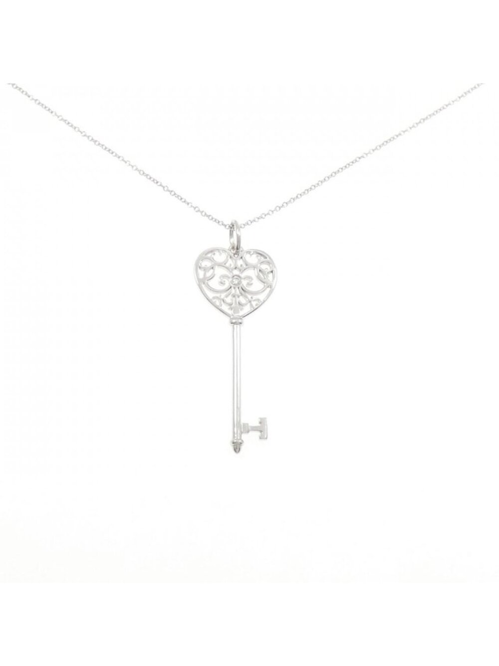 Tiffany & Co Enchant Heart Key Necklace